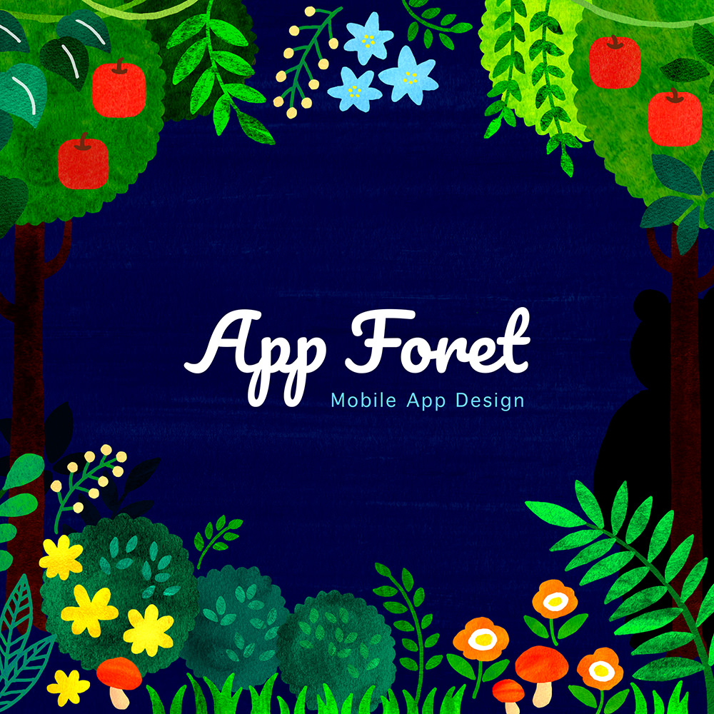 App Foret Mobile App Design